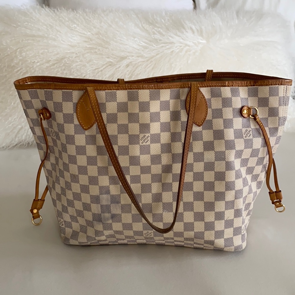 Louis Vuitton MM neverfull Damier azure